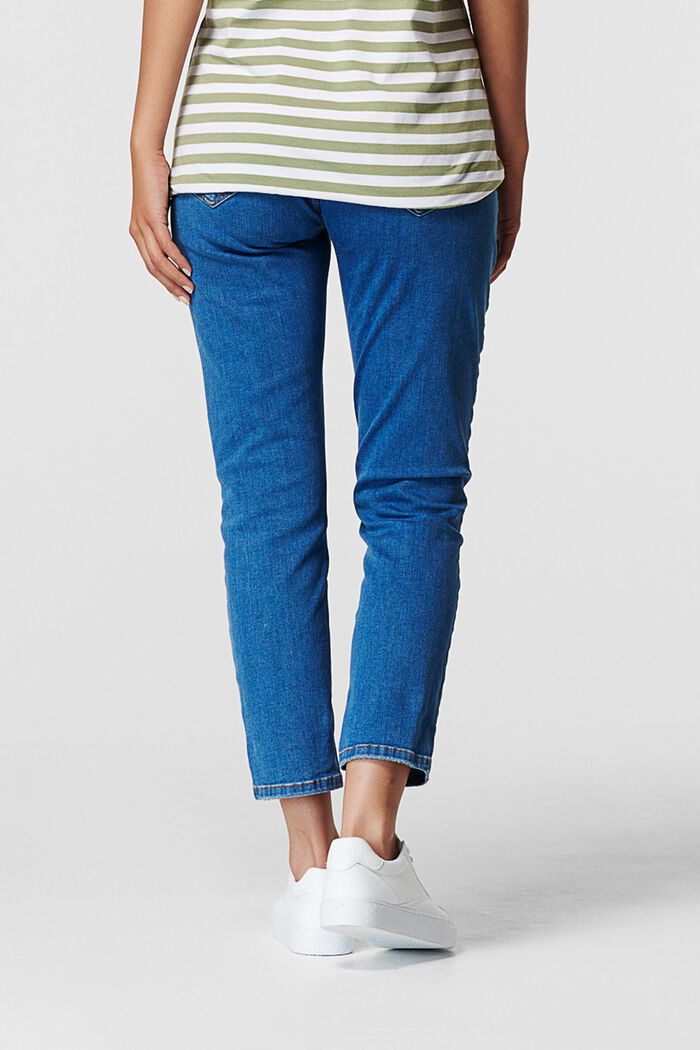 Cropped Jeans mit Überbauchbund, MEDIUM WASHED, detail image number 1