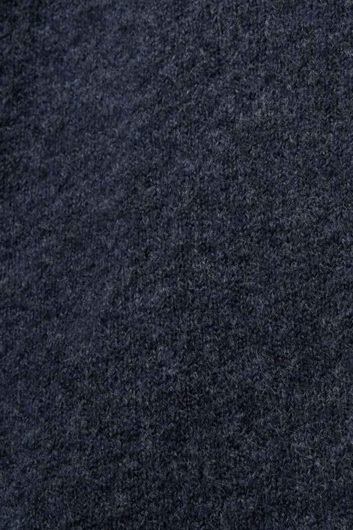 Pullover mit Stehkragen, NAVY BLUE, detail image number 5