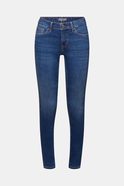 Skinny Jeans mit mittlerer Bundhöhe