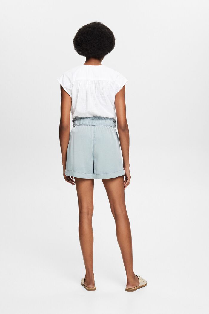 Pull-on-Shorts aus Twill, LIGHT BLUE, detail image number 2