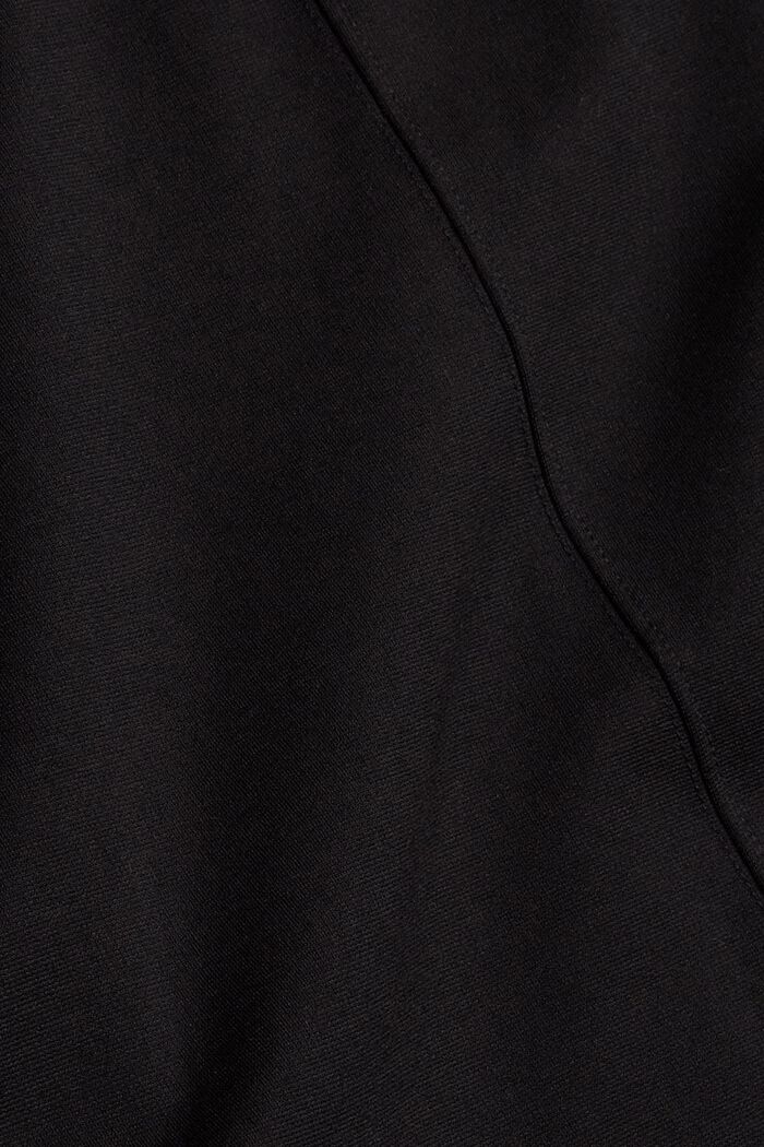 Strickkleid mit fixiertem Gürtel, BLACK, detail image number 4