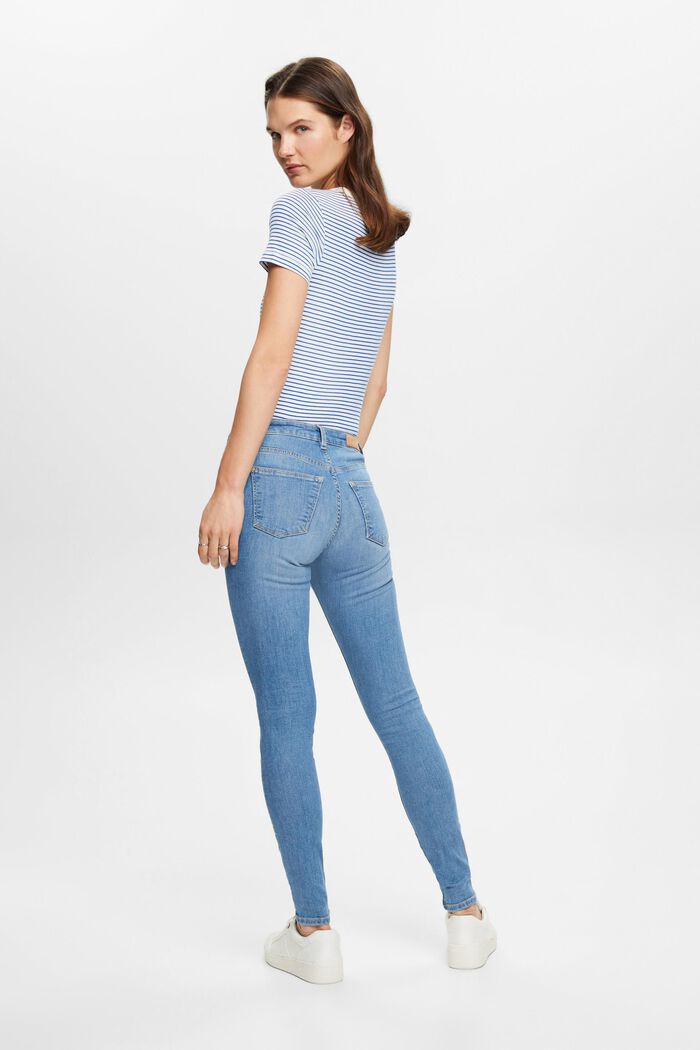 Skinny-Jeans aus nachhaltiger Baumwolle, BLUE LIGHT WASHED, detail image number 3