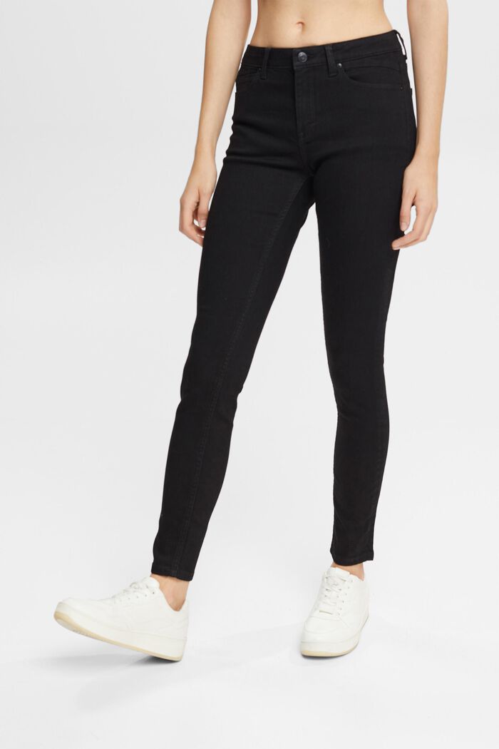 Jeans aus Baumwoll-Mix mit Stretchkomfort, BLACK RINSE, detail image number 1
