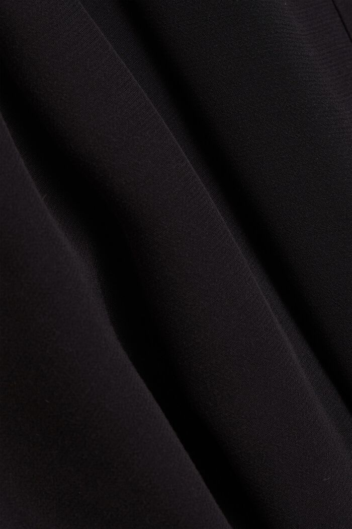 Hemdblusenkleid mit LENZING™ ECOVERO™, BLACK, detail image number 4
