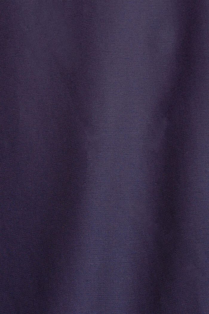 Kurzer Trenchcoat aus Baumwolle, NAVY, detail image number 4