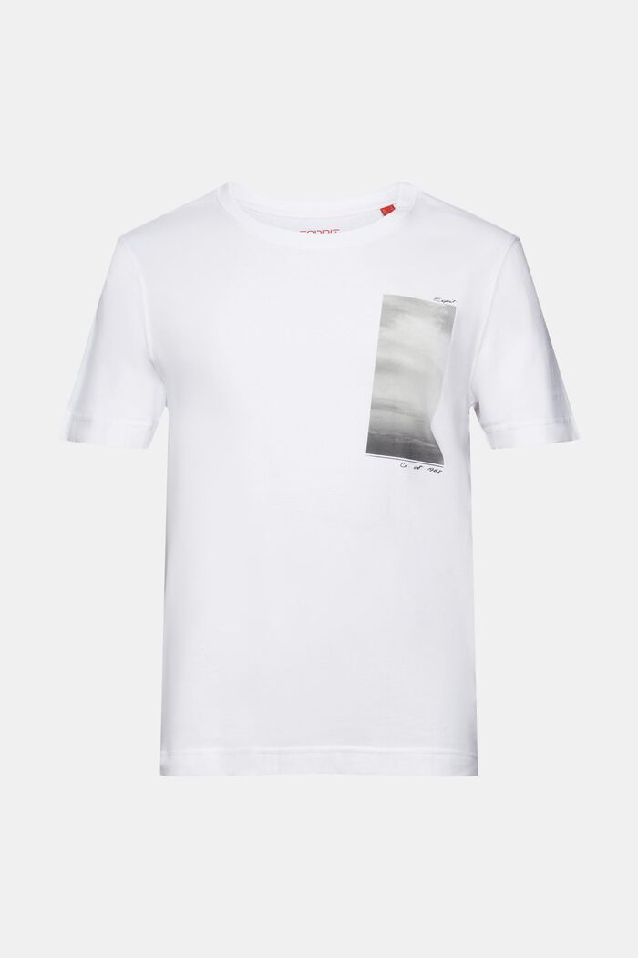 T-Shirt aus Bio-Baumwolle mit Print, WHITE, detail image number 6