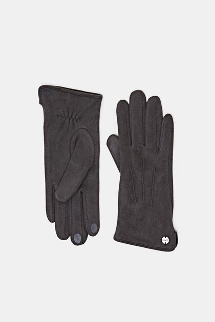 Touchscreen-Handschuhe in Velours-Optik
