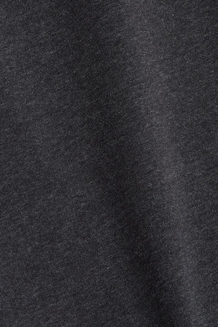 Hoodie-Kleid aus Bio-Baumwoll-Mix, BLACK, detail image number 4