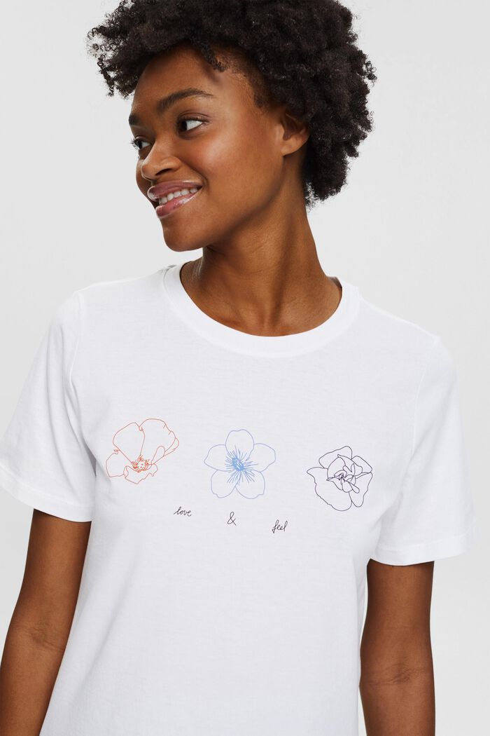 T-Shirt mit Print, 100% Bio-Baumwolle