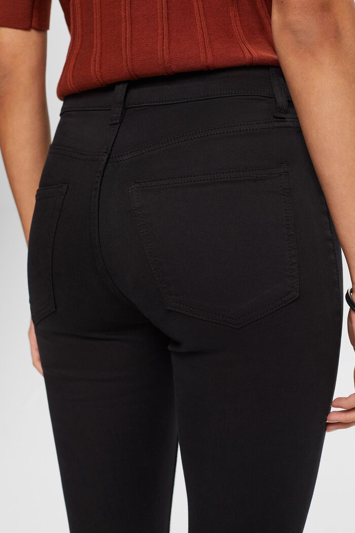 Skinny Jeans mit mittlerer Bundhöhe, BLACK, detail image number 2