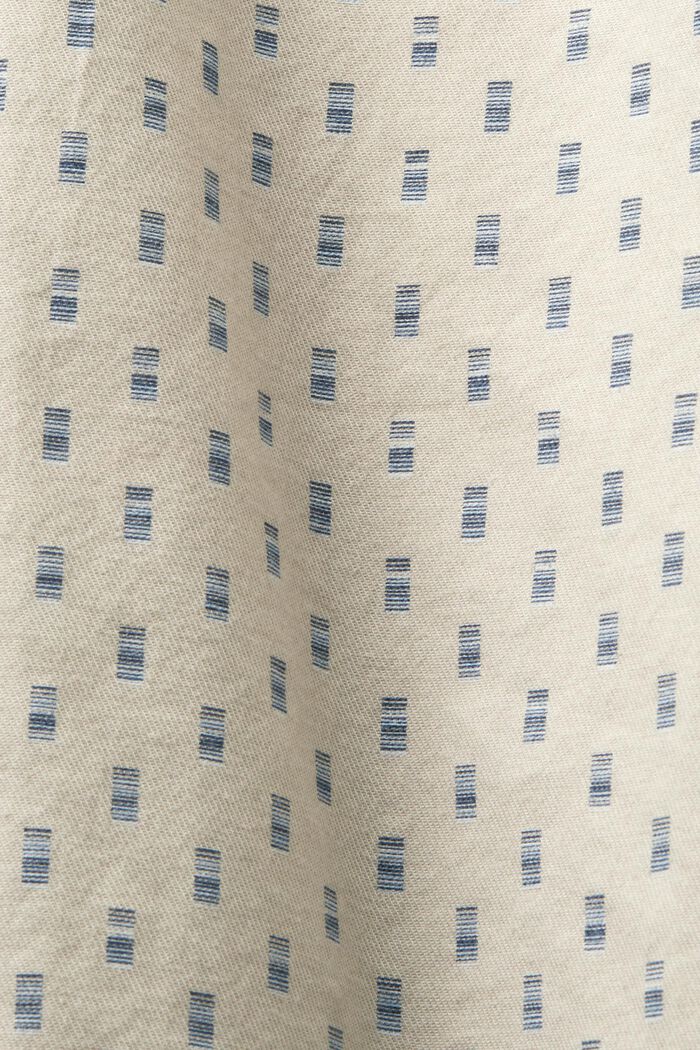 Schmal geschnittenes Twill-Hemd mit Muster, PASTEL GREY, detail image number 5
