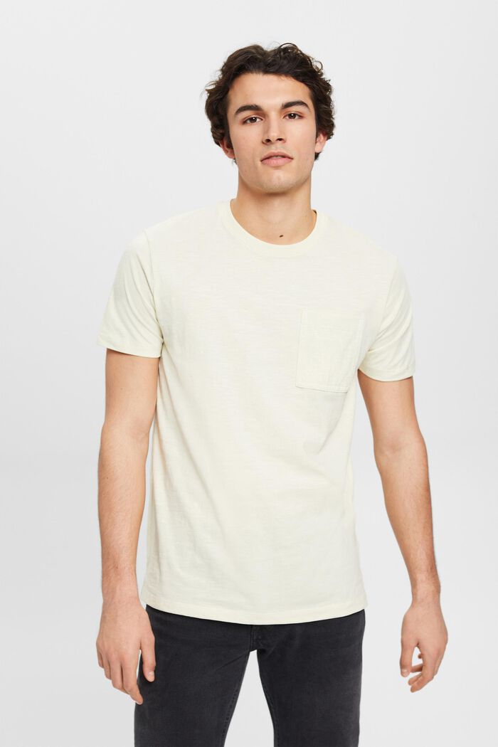 Baumwoll-T-Shirt mit Brusttasche, ICE, detail image number 0