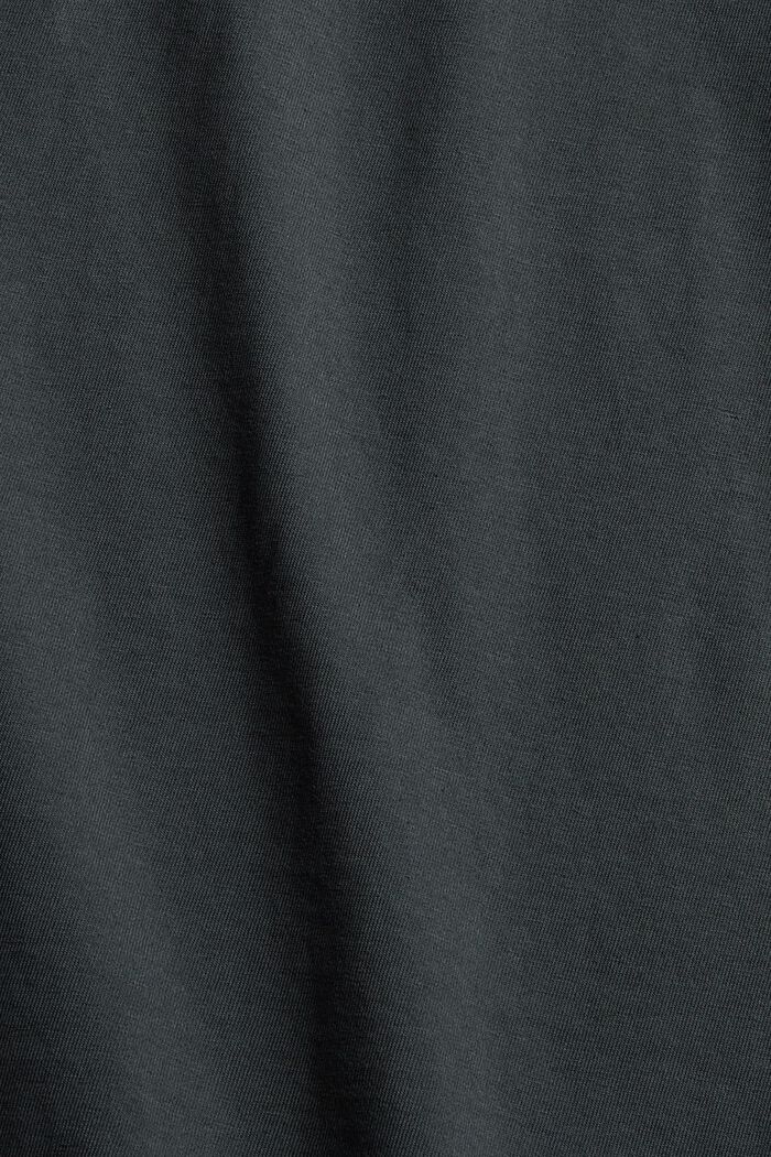 Jersey-T-Shirt mit Brusttasche, TEAL BLUE, detail image number 4