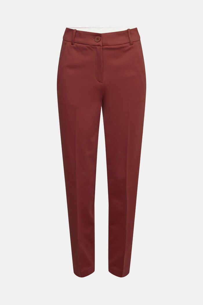 SPORTY PUNTO Mix & Match Tapered Pants, RUST BROWN, detail image number 6