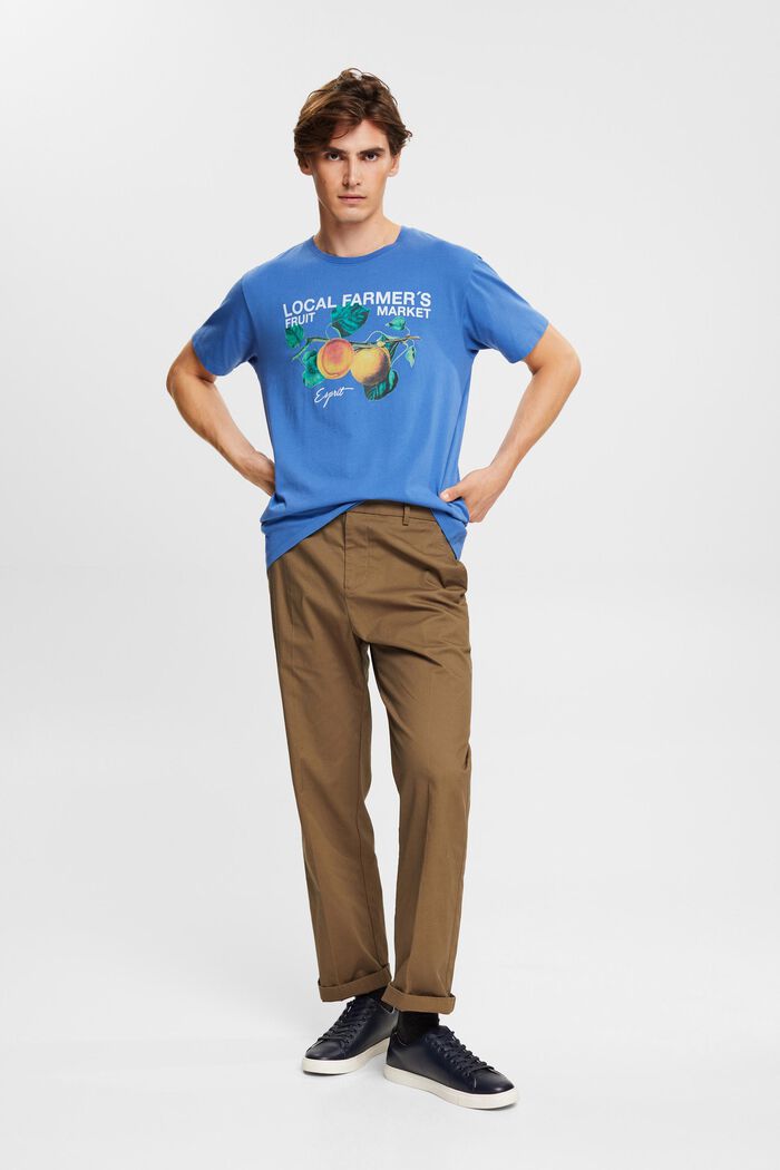 T-Shirt mit Print, BLUE, detail image number 4