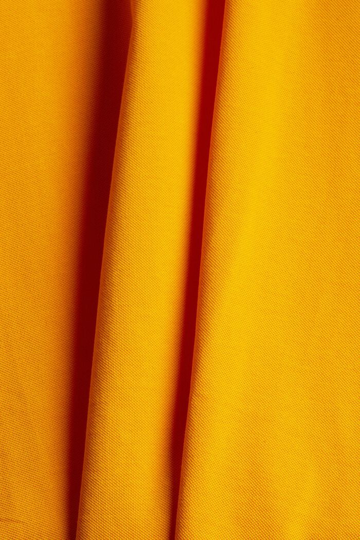 Poloshirt aus Baumwolle, SUNFLOWER YELLOW, detail image number 4