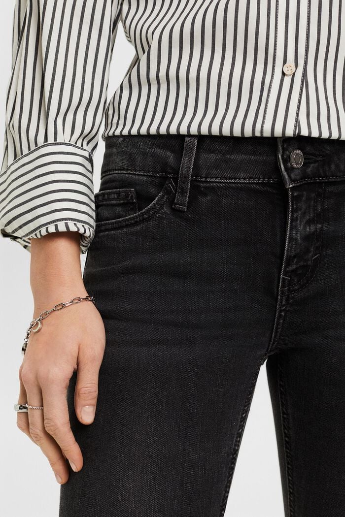 Skinny Jeans mit niedrigem Bund, BLACK DARK WASHED, detail image number 2