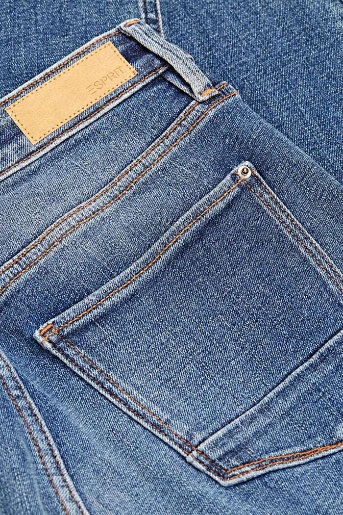Stretch-Jeans aus Organic Cotton, BLUE MEDIUM WASHED, detail image number 6