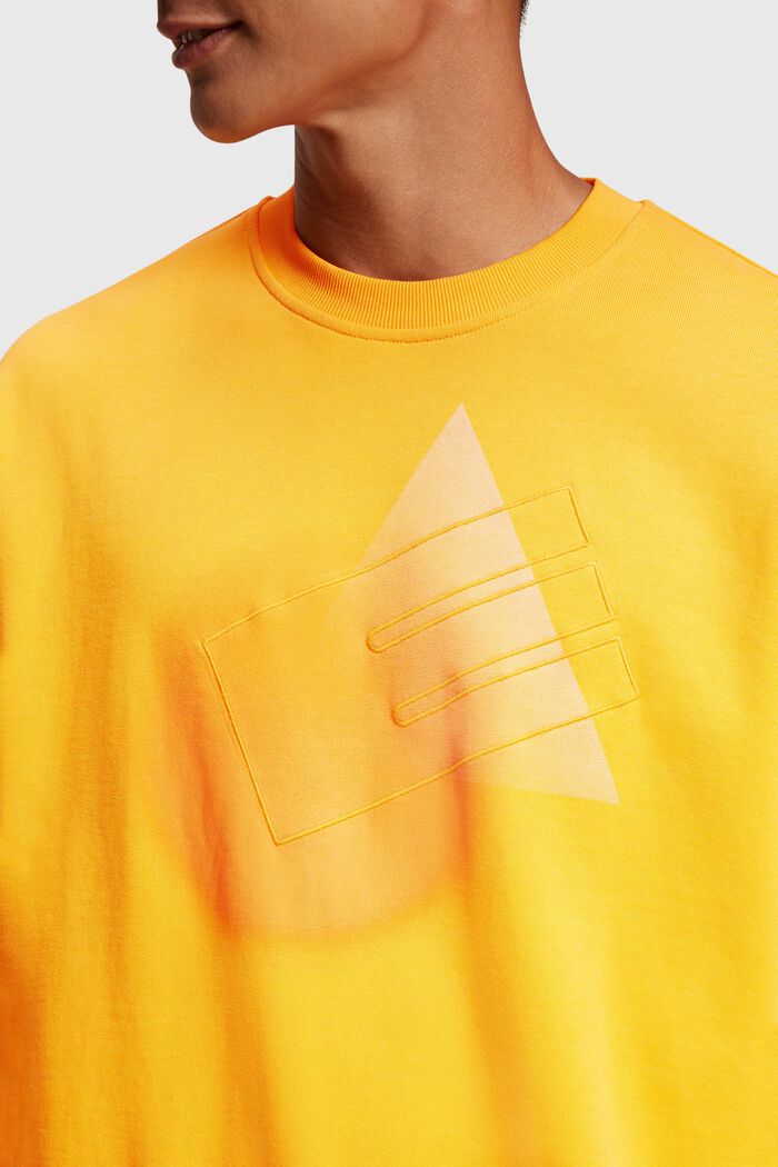 Yagi Archive Sweatshirt mit Grafik-Print, PEACH, detail image number 1