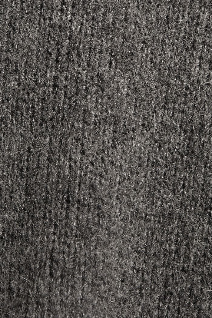 Mit Alpaka: Colorblock-Pullover, ANTHRACITE, detail image number 4