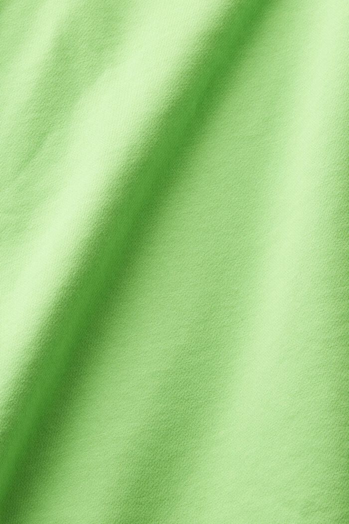 Logo-Sweatpants aus Baumwollfleece, CITRUS GREEN, detail image number 6