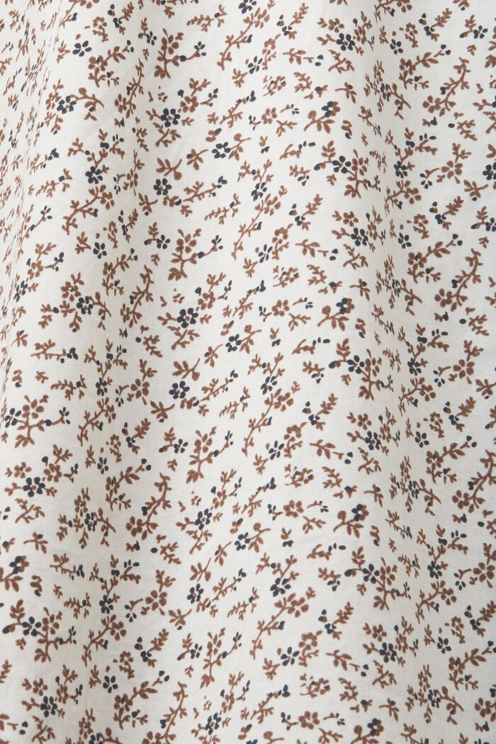 Slim-Fit-Hemd aus Baumwolle mit Muster, OFF WHITE, detail image number 4