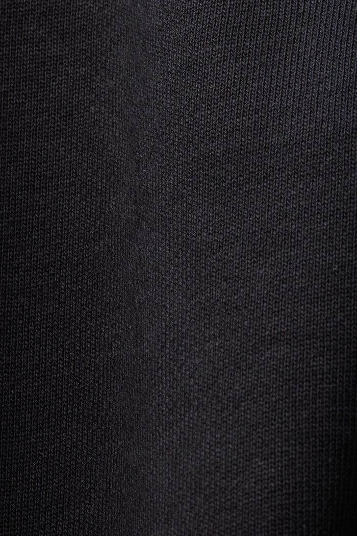 Hoodie mit Print, 100 % Baumwolle, BLACK, detail image number 4