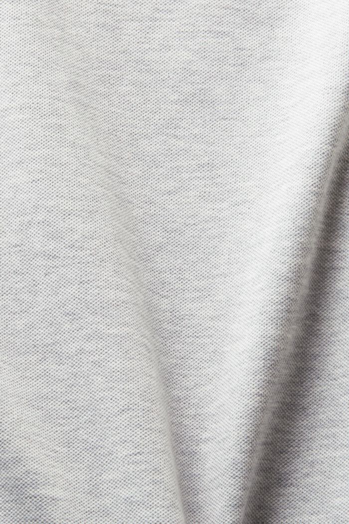 Kurzärmliges Poloshirt aus Baumwolle, LIGHT GREY, detail image number 5
