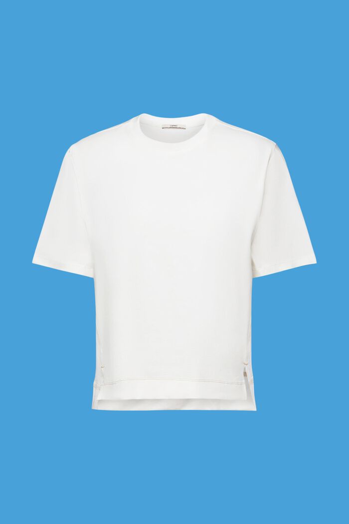 T-Shirt aus Baumwolle, OFF WHITE, detail image number 6