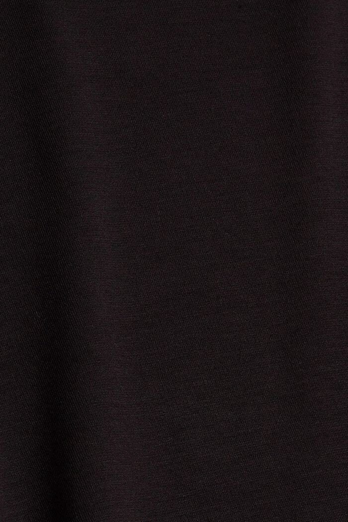 Loungewear-Kleid, LENZING™ ECOVERO™, BLACK, detail image number 4
