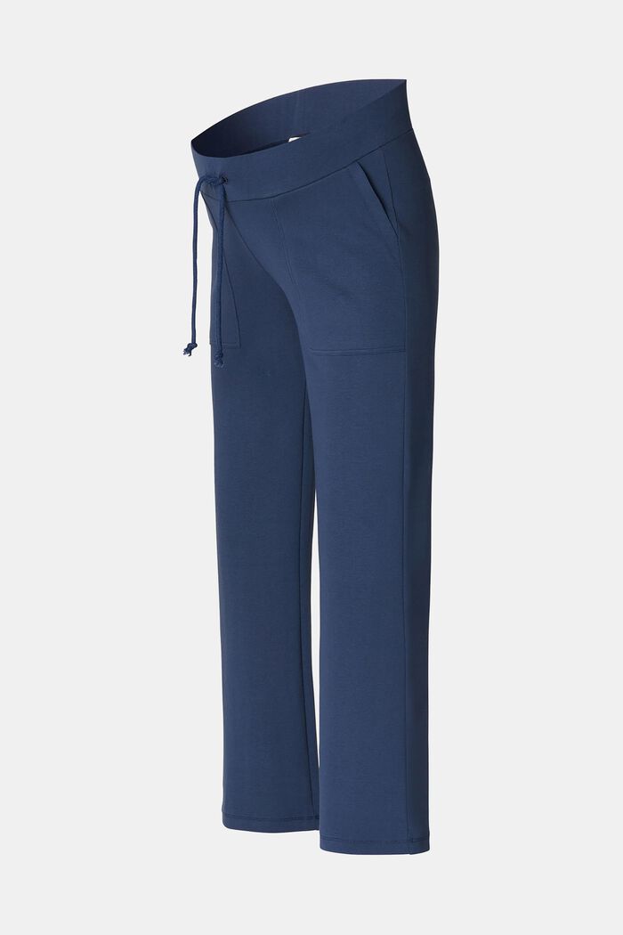 Jersey-Hose mit Unterbauchbund, DARK BLUE, detail image number 4