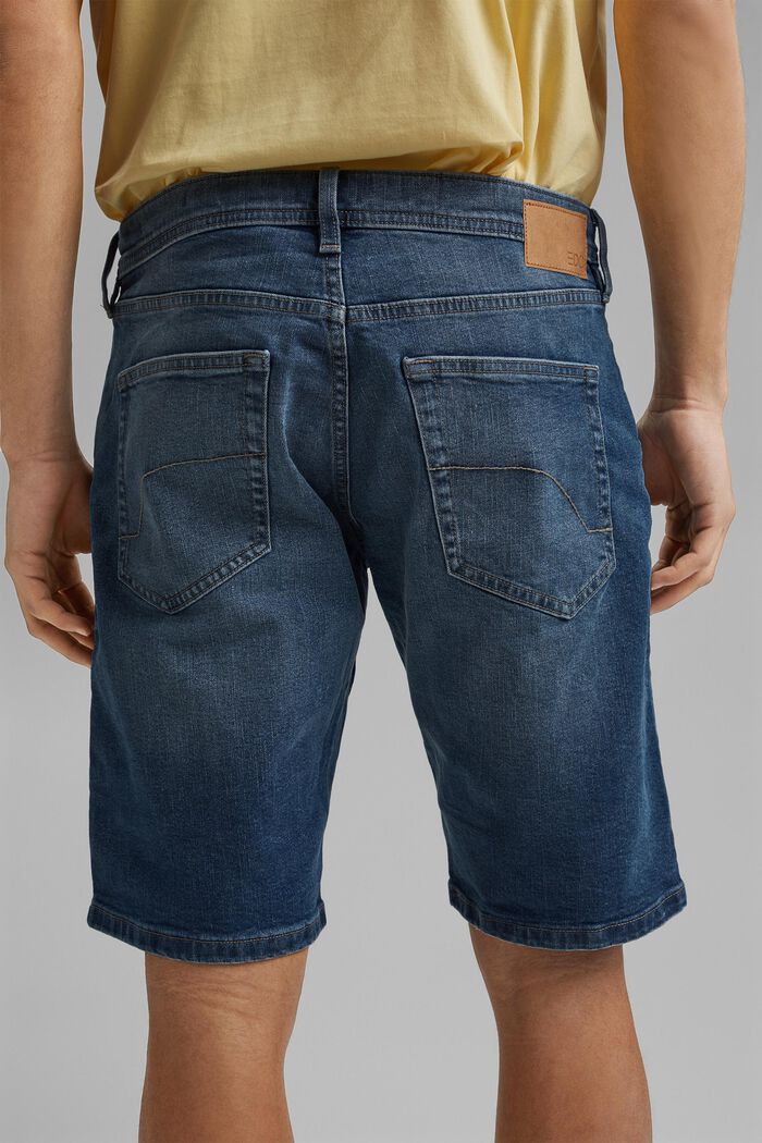 Jeans Shorts aus Organic Cotton, BLUE MEDIUM WASHED, detail image number 2