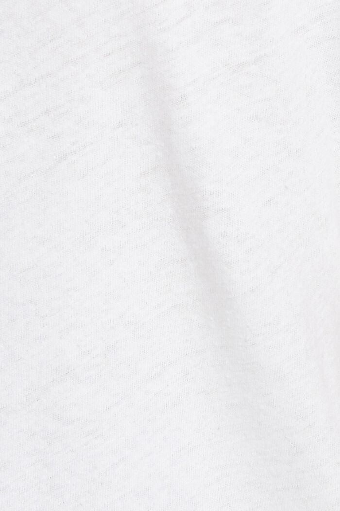 Mit Leinen: T-Shirt mit Print, WHITE, detail image number 4