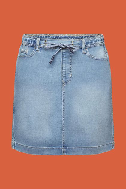 Jeans-Minirock im Jogger-Stil
