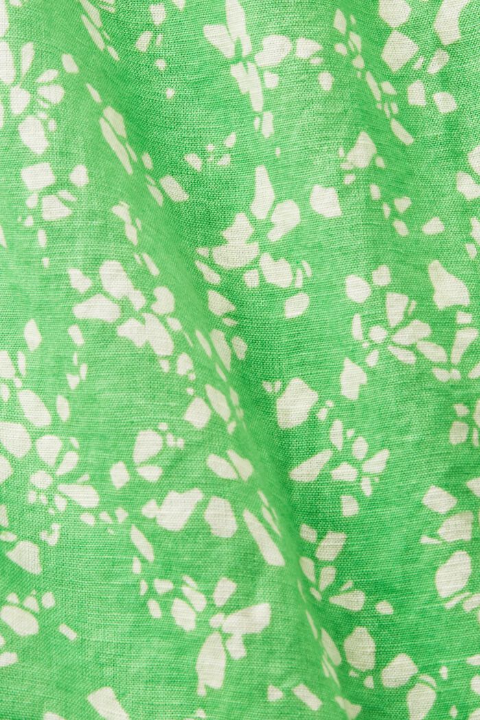 Ärmellose Bluse mit Print, CITRUS GREEN, detail image number 5