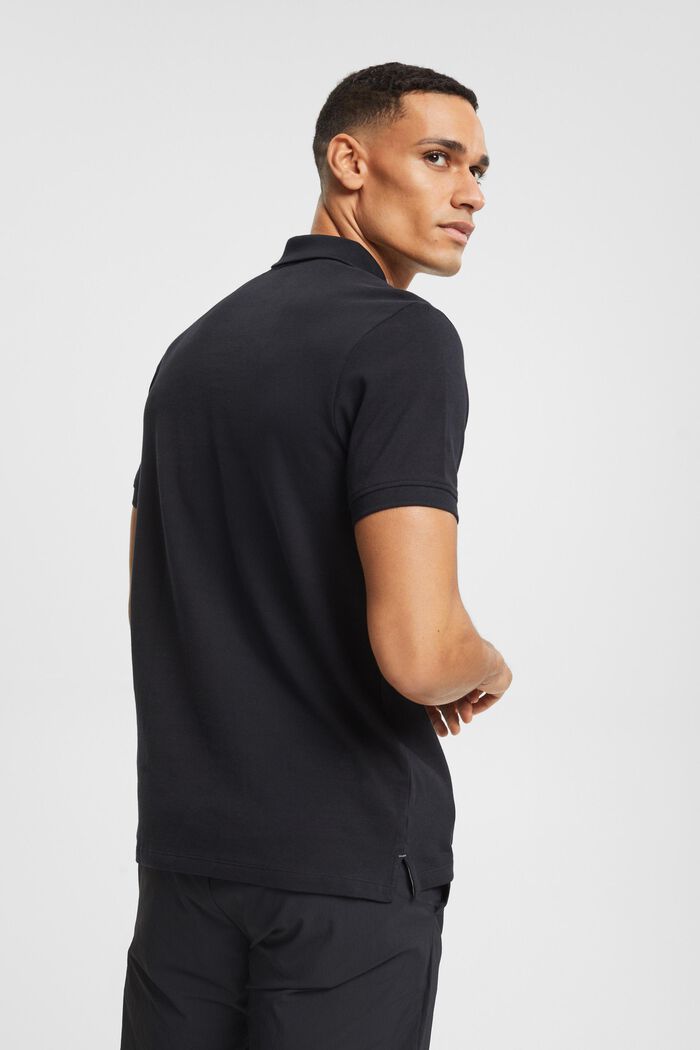 Slim Fit Poloshirt, BLACK, detail image number 3