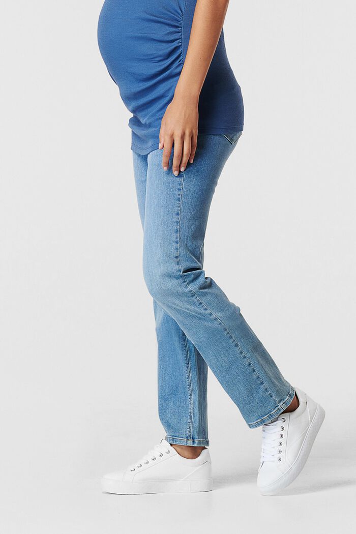 Jeans mit Überbauchbund, LIGHTWASHED, detail image number 2