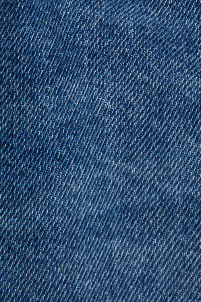 Jeans-Minirock mit Stickerei, BLUE DARK WASHED, detail image number 6