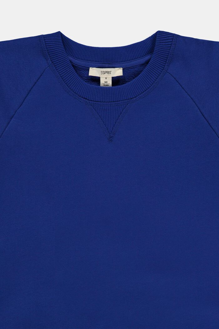 Sweatshirt mit Logo aus 100% Baumwolle, BRIGHT BLUE, detail image number 2