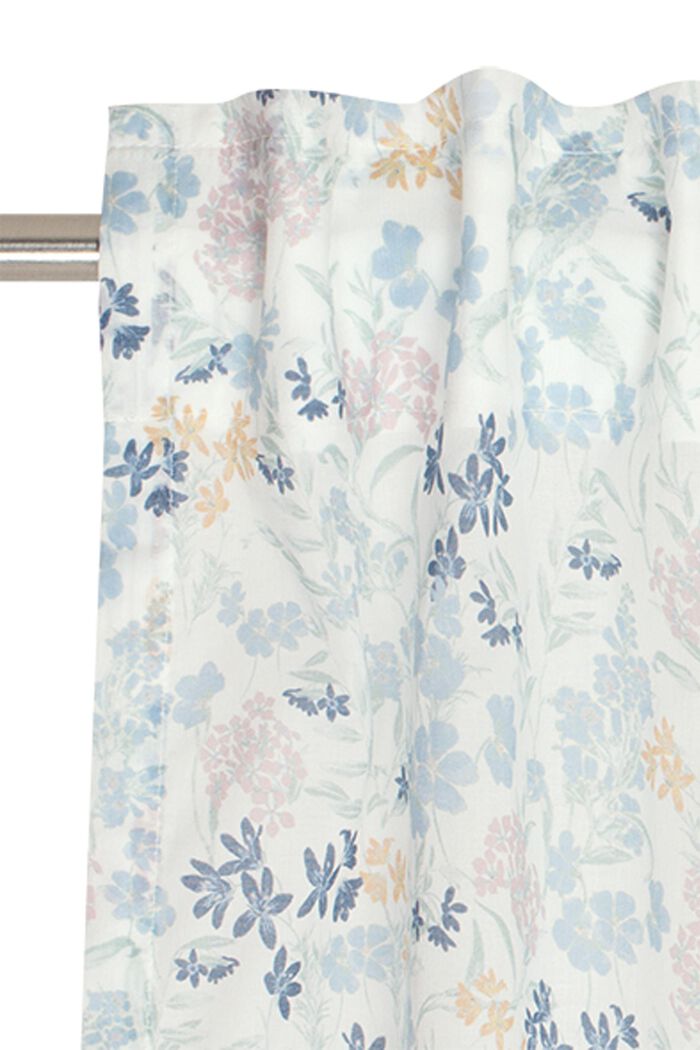 Schlaufenschal mit floralem Muster, BLUE, detail image number 1