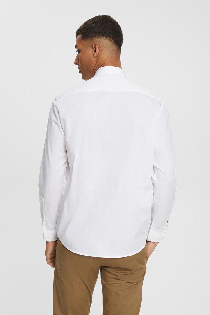 Nachhaltiges Baumwollhemd, WHITE, detail image number 3