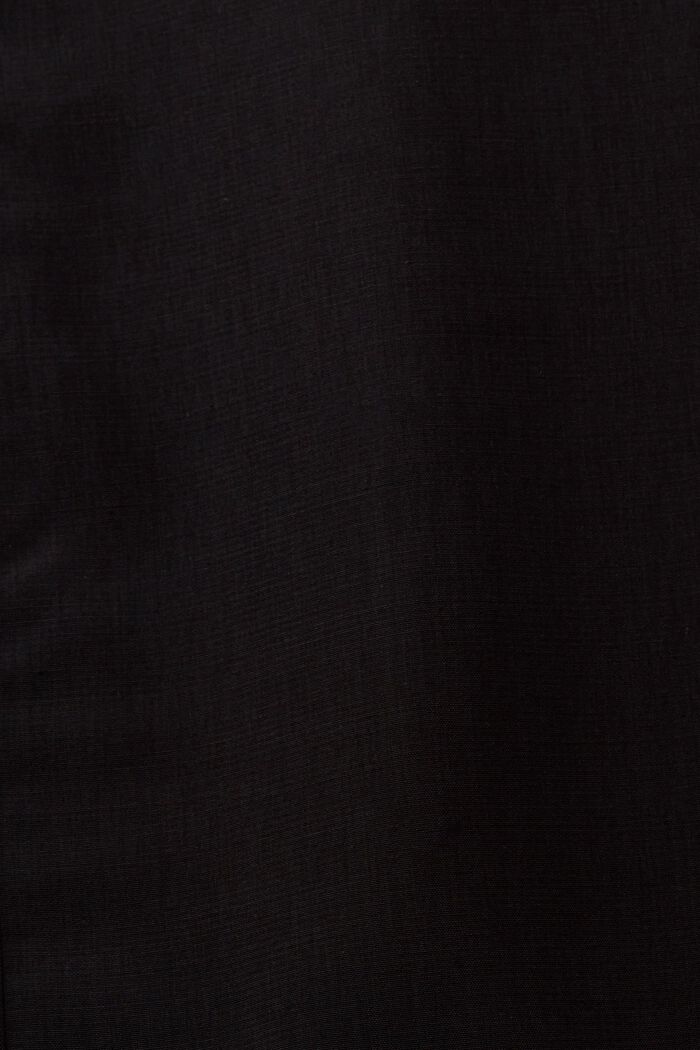 Halbtransparente Bluse, LENZING™ ECOVERO™, BLACK, detail image number 5