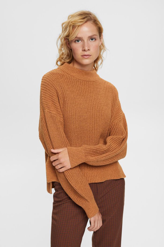 Sweaters, LIGHT TAUPE, overview