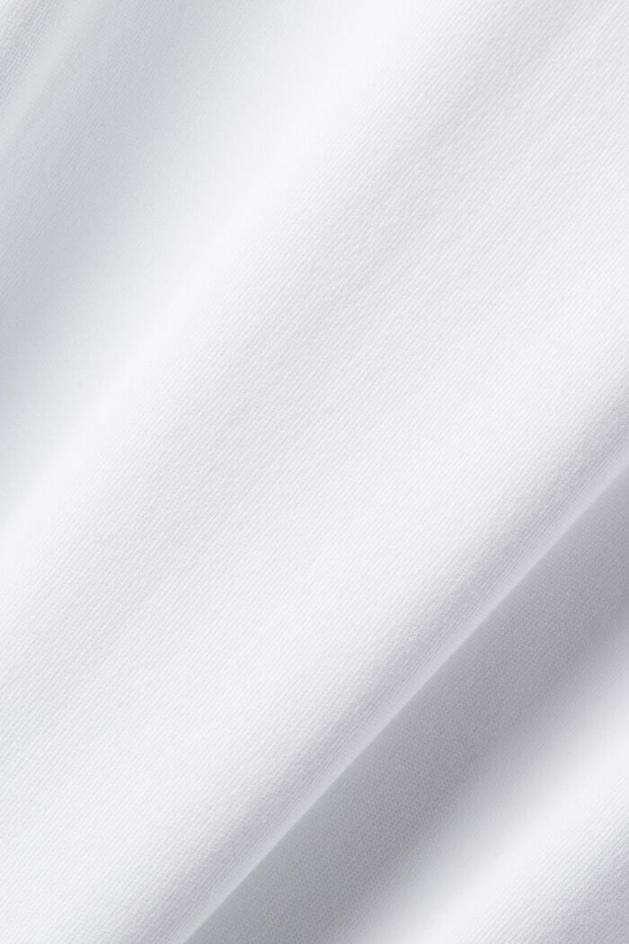 Poloshirt aus Pima-Baumwolle, WHITE, detail image number 4