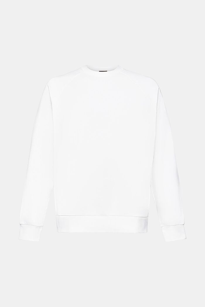 Sweatshirt aus Baumwolle im Relaxed Fit, OFF WHITE, detail image number 6