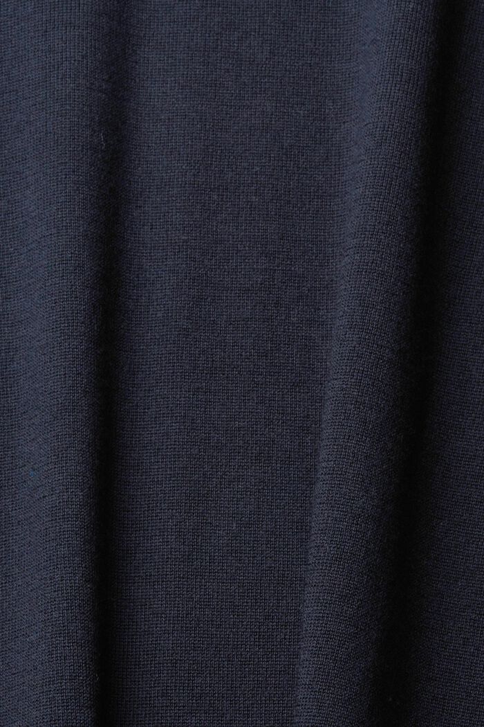 Strickpullover aus Wolle, BLACK, detail image number 1