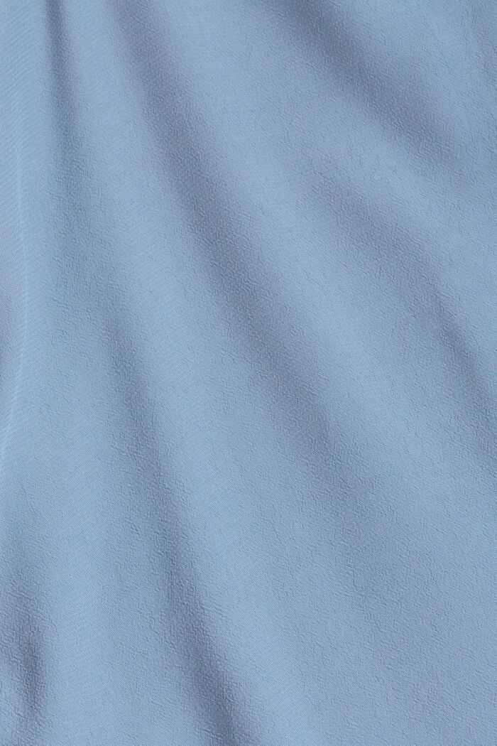Bluse mit LENZING™ ECOVERO™, GREY BLUE, detail image number 4