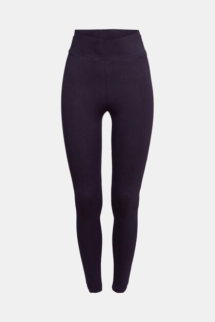 Leggings mit hoher Taille, NAVY, overview