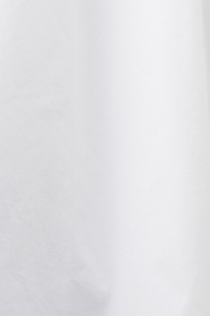 Hemdbluse in lockerer Passform, 100 % Baumwolle, WHITE, detail image number 5