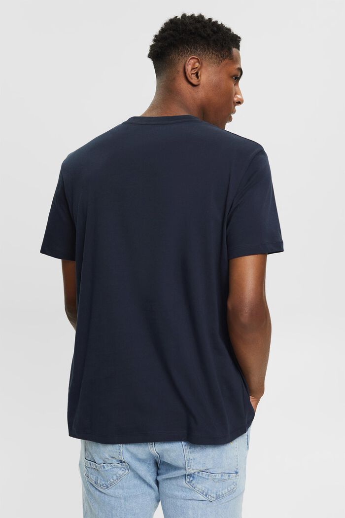 Jersey-T-Shirt mit Print, 100% Bio-Baumwolle, NAVY, detail image number 3